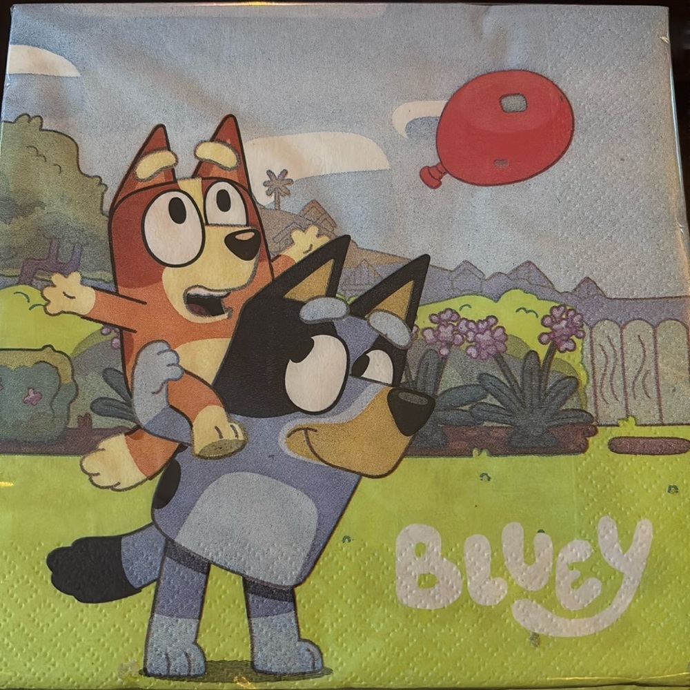 Bluey Party Napkins BN (not a bundle)